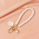 Pearl Wristlet Bag Keychain