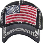 USA Flag Vintage Ballcap