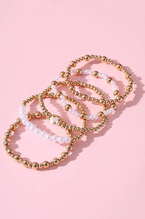 Aurora Gold Pearl Bracelet