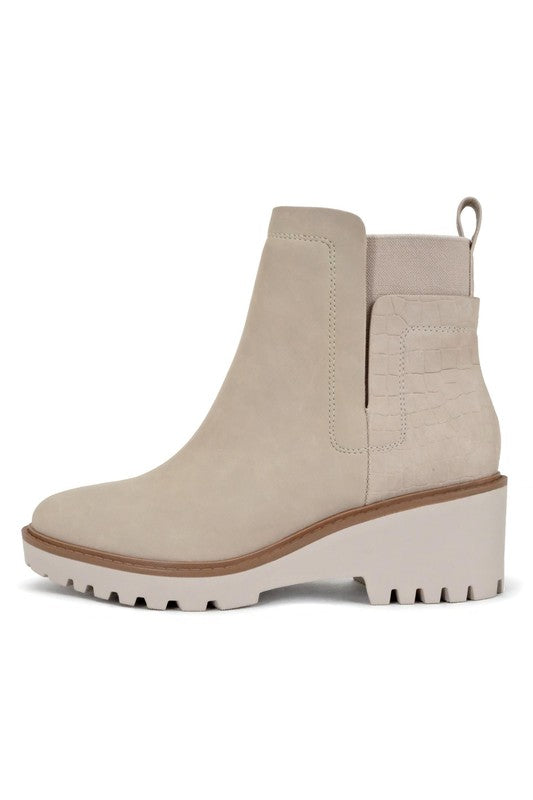 High Top Casual Slip On Booties