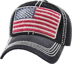 USA Flag Vintage Ballcap