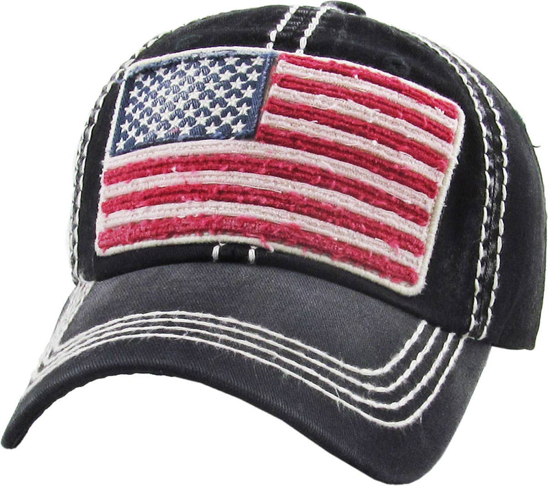 USA Flag Vintage Ballcap