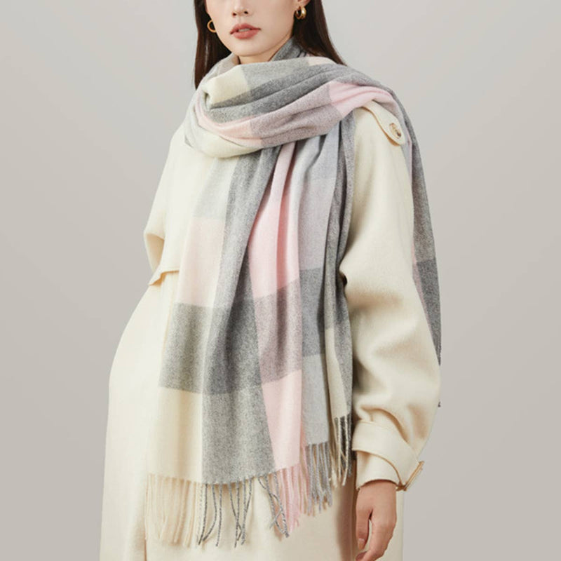 Colorblock Plaid Scarf – Ella Mae's Boutique