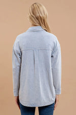 Washed Chambray Shacket