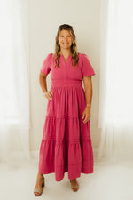 Pintuck Maxi Dress