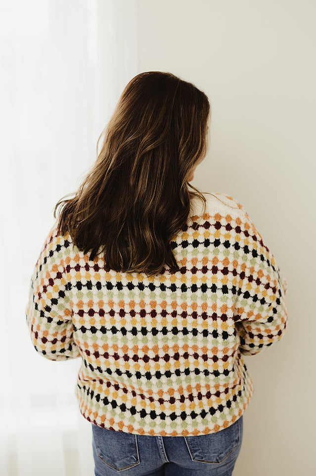 Hexagon Knit Sweater