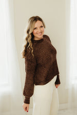 Chenille Crop Sweater