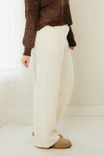 Cozy Fleece Wide Leg Sweatpants