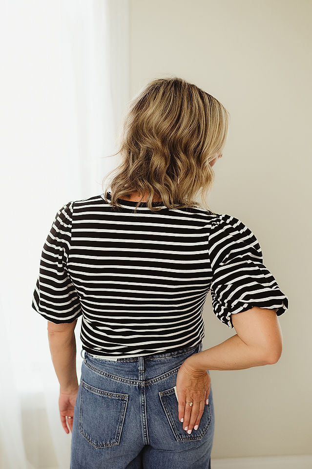 Katrina Puff Stripe