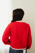 Cable Trim Sweater