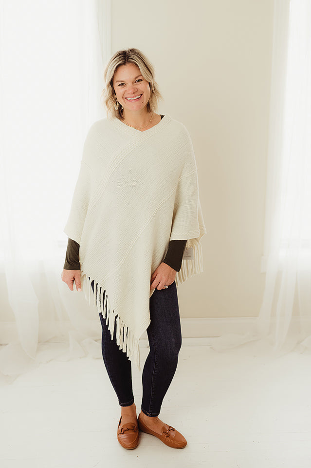 Embossed Poncho