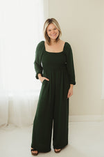 Smocked Bodice Jumpsuit