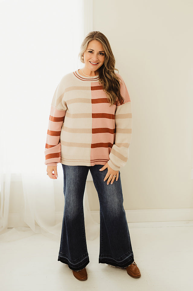 Stripe Fusion Sweater