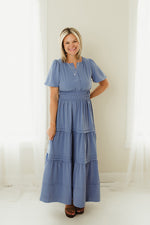 Pintuck Maxi Dress