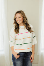 Colorblock Striped Sweater