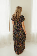 Floral Woven Maxi Dress