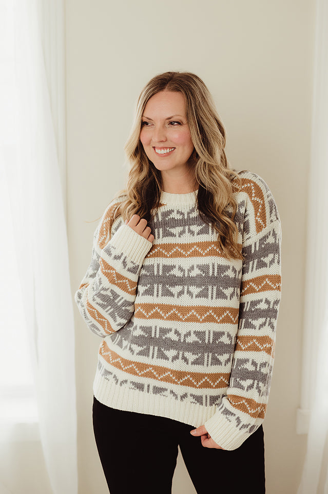 Abstract Faire Isle Sweater
