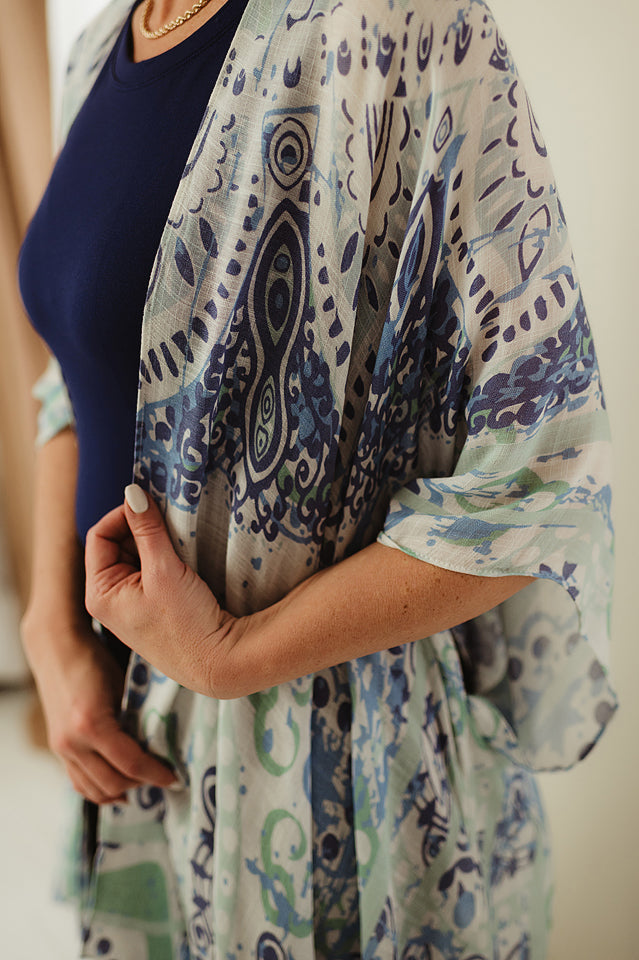 Captivating Mandala Kimono