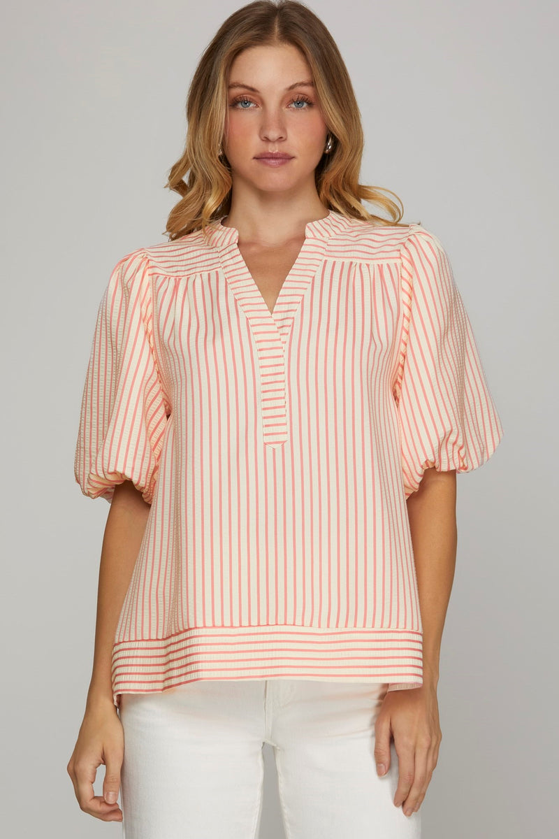 Striped Whimsy Top