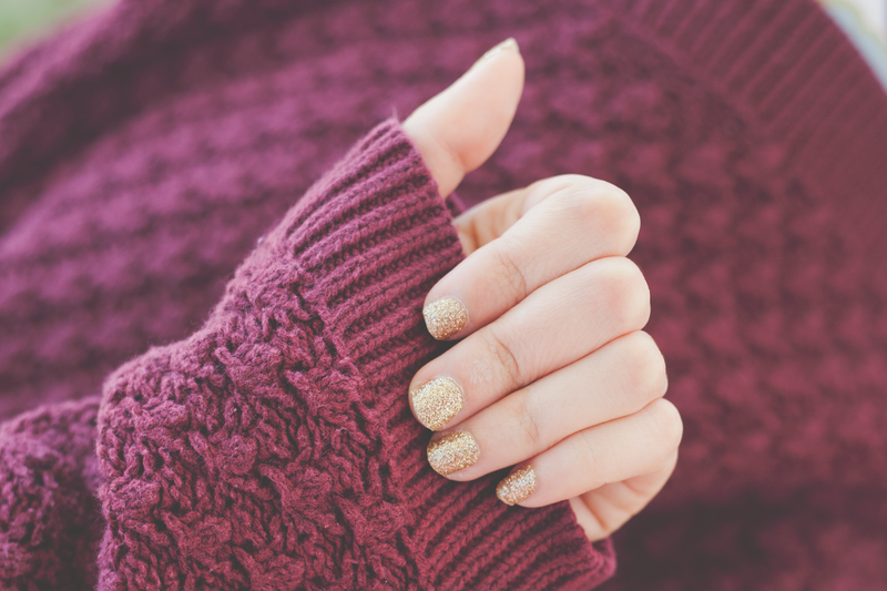 Nail Polish Wraps - Golden Goddess