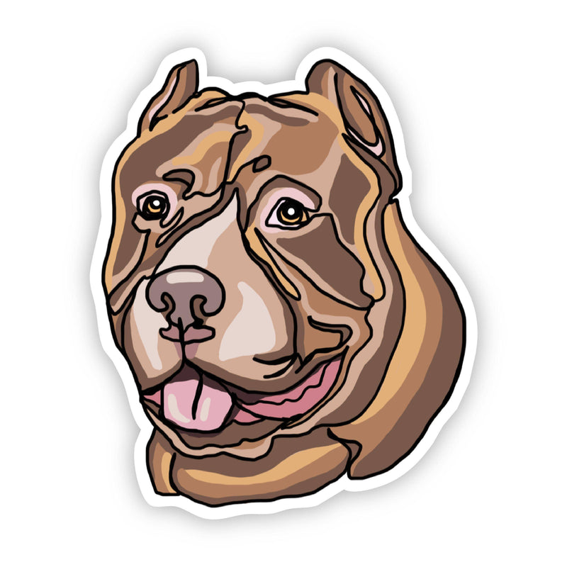 Pitbull Dog Sticker