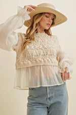 Luxe Layer Crochet Top