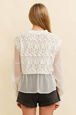 Luxe Layer Crochet Top