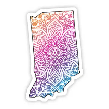 Indiana Mandala Pattern Sticker