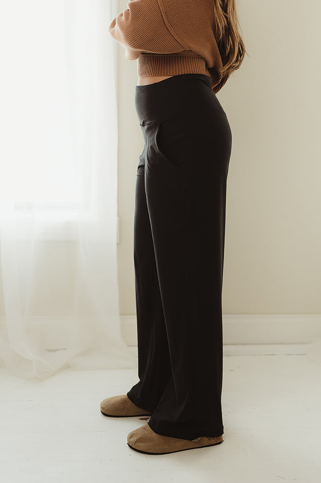 Wide Leg Activewear Pants