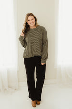 Oversized Two Tone Pullover