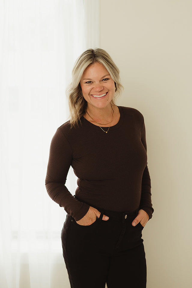 Long Sleeve Micro Rib