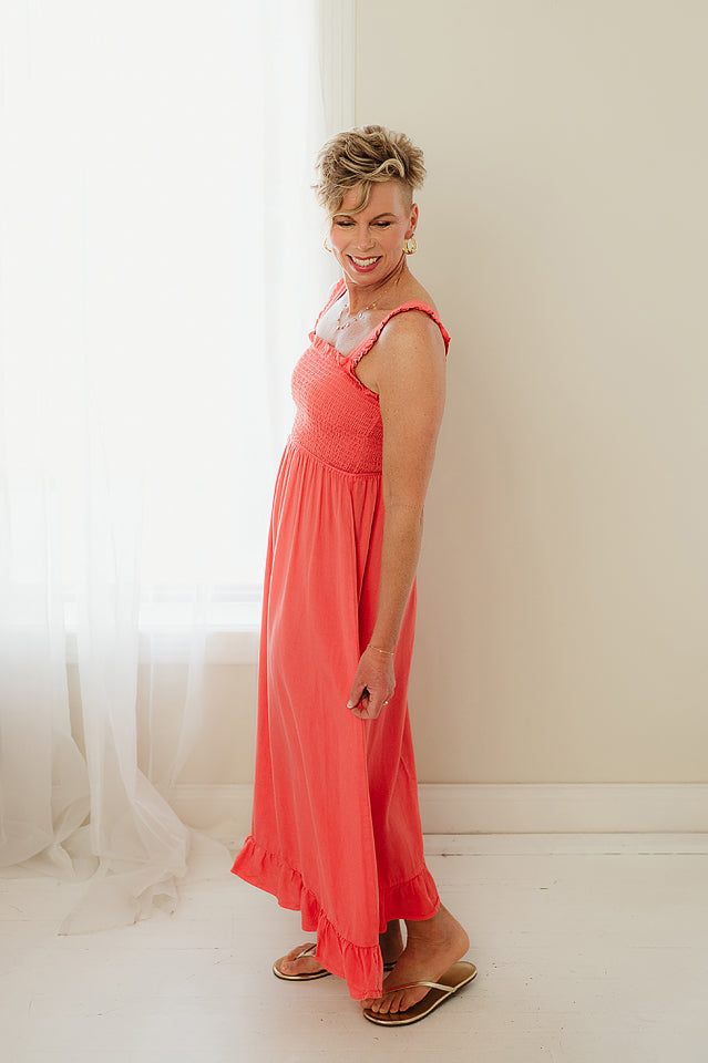 Serenity Smocked Maxi