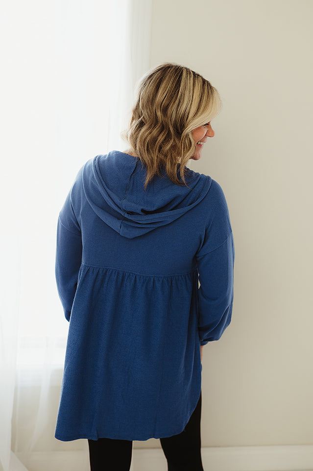 Ruched Hoodie
