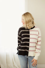 Stripe Colorblock Sweater