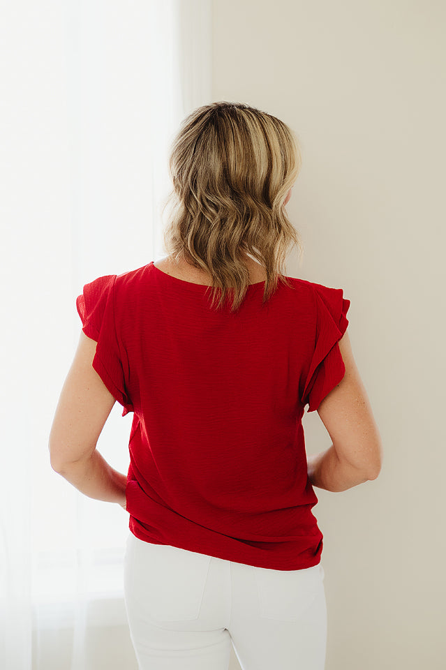 Ruffle Bloom Top