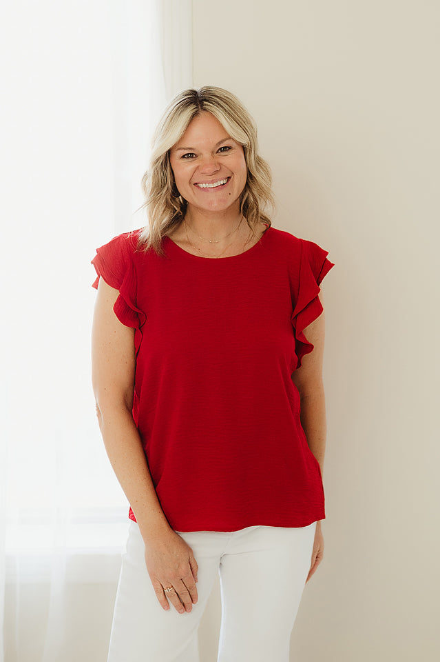 Ruffle Bloom Top