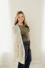 Knit Netted Cardi