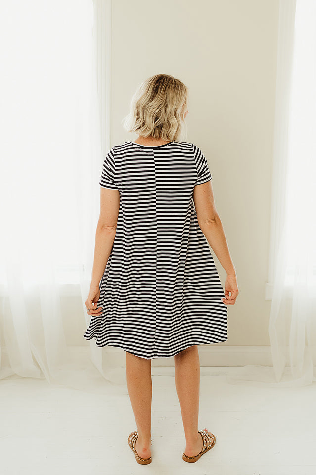 Striped Swing Dress