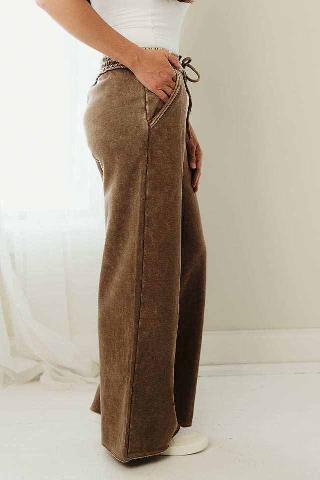 Fleece Palazzo Pants