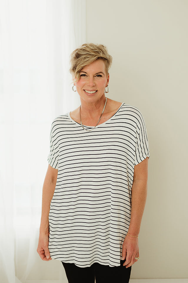 Striped Casual Tunic