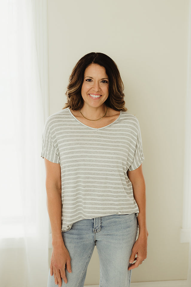 Striped Casual Tunic