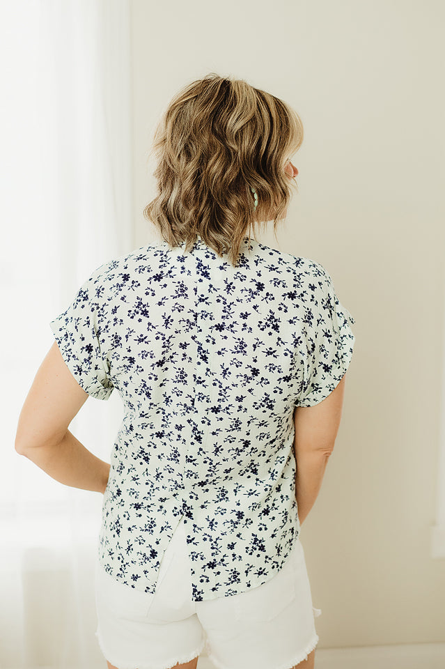 Floral Printed Woven Top