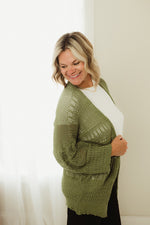 Knit Netted Cardi