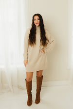 Turtleneck Sweater Dress