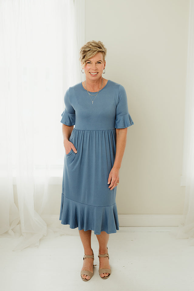 Serenity Ruffle Dress