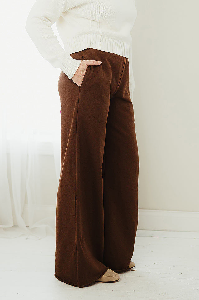 Wide Leg Cotton Pants