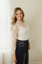 Sheer Lace Top