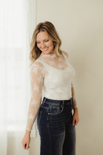 Sheer Lace Top