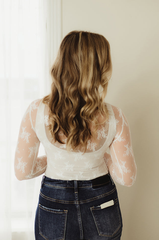 Sheer Lace Top