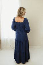 Puff Sleeve Maxi Dress